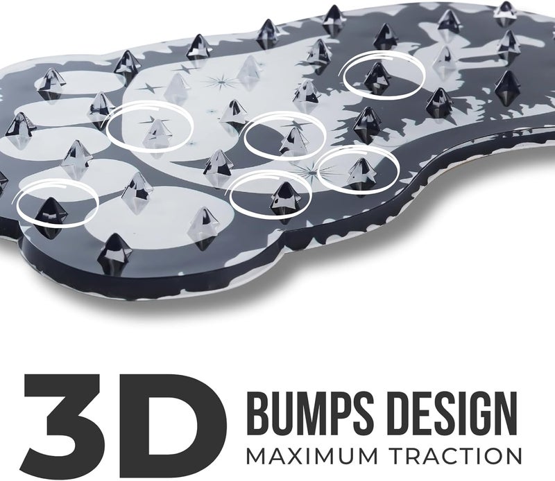 devembr Snowboard Stomp Pad for Bigfoot Lovers, Funny Stomp Pads Snowboarding with 3D Bumps Design, PVC Material - Image 2